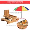 Gnodary Squirrel Feeder with Umbrella, Squirrel Feeders for Outside, Squirrel
