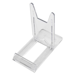 Two Part Adjustable Clear Acrylic Plastic Display Stand Easel (set of 6)