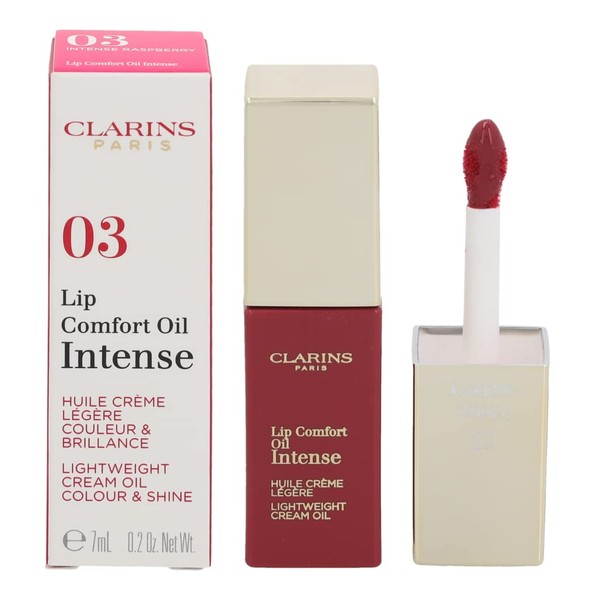 Clarins Comfort Lip Oil, Intense_7g/Lip Oil (03 Intense Raspberry)