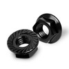 Mywish M6 Serrated Flange Hex Nuts, 50-Pack 304 Stainless Steel,