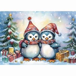 Rheskbecy Christmas Diamond Painting Kits for Adults,DIY 5D Diamond Painting for Christmas Snowmen,Painting by Numbers Diamond Beginners, Home Wall Decor 30x40 cm