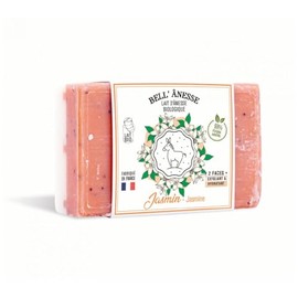 Jabón de Doble Cara con Leche de Burra Orgánica 125 gr | Limpiador | Label Provence Nature (Jazmín)