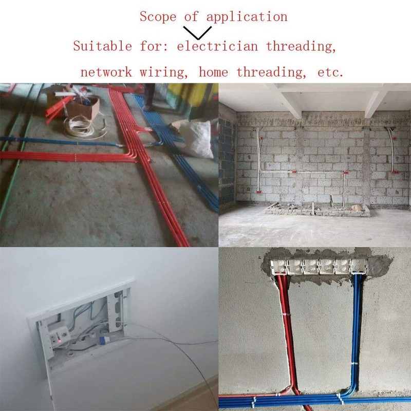 RUNCCI-YUN Cable retraction aid 20 m with guide spring eyelet