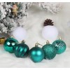 YYCRAFT 30ct Christmas Ball Ornaments 6CM for Xmas Tree Christmas