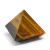 Tiger Eye Crystal Pyramid with 9 Pyramid Plate Bottom -