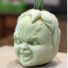 Horror Doll Pumpkin Mold for Growing Creepy Doll Shaped Pumpkin