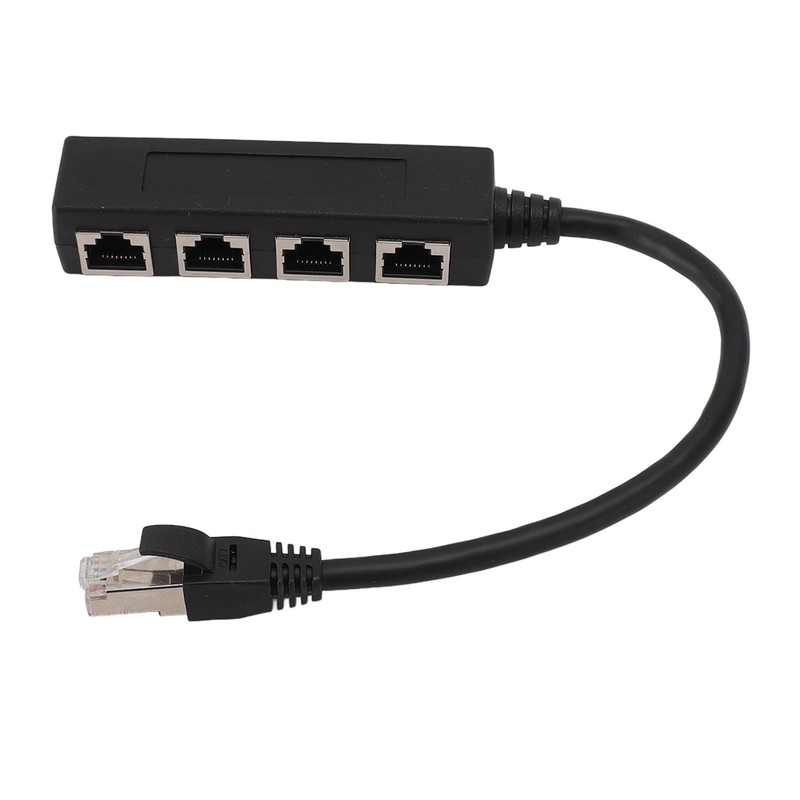 Ethernet Splitter Professional 1 to 4 Ports High Speed 100Mbps