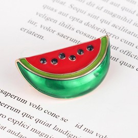 SAFIGLE Watermelon Enamel Pin: Watermelon Brooch Cute Fruit Brooch Pin Lapel Pin Food Enamel Lapel Pin 3pcs