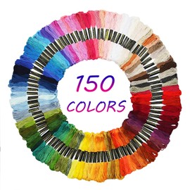 Embroidery Thread, Embroidery Cross Stitch Set, Multi-Colour Embroidery Thread, for Friendship Bracelets, Cross Stitch, Sewing Threads, Embroidery Crafts