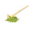 1Pc Brown Bamboo Matcha Scoop Japanese Chashaku Hooked Green Tea