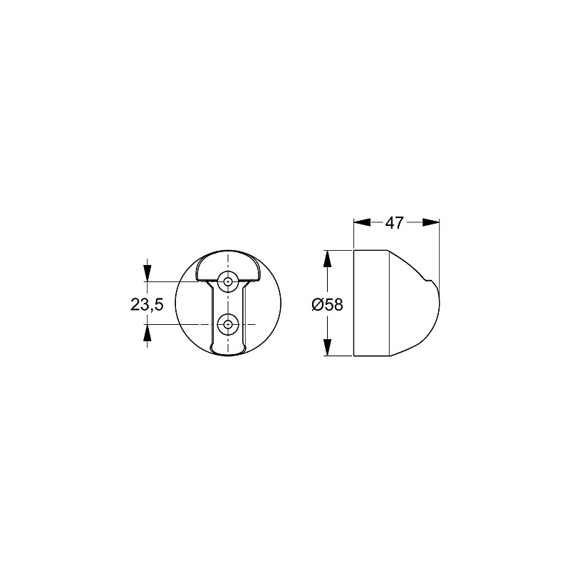 Ideal Standard Idealrain Shower Head Holder, B9467AA, Chrome