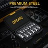 LEXIVON HEX Bit Socket Set, Premium S2 Alloy Steel |