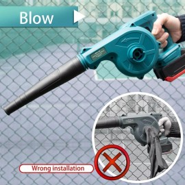 WAITHOME 2 in 1 Vacuum and  Mini Leaf / Snow Blower Cordless