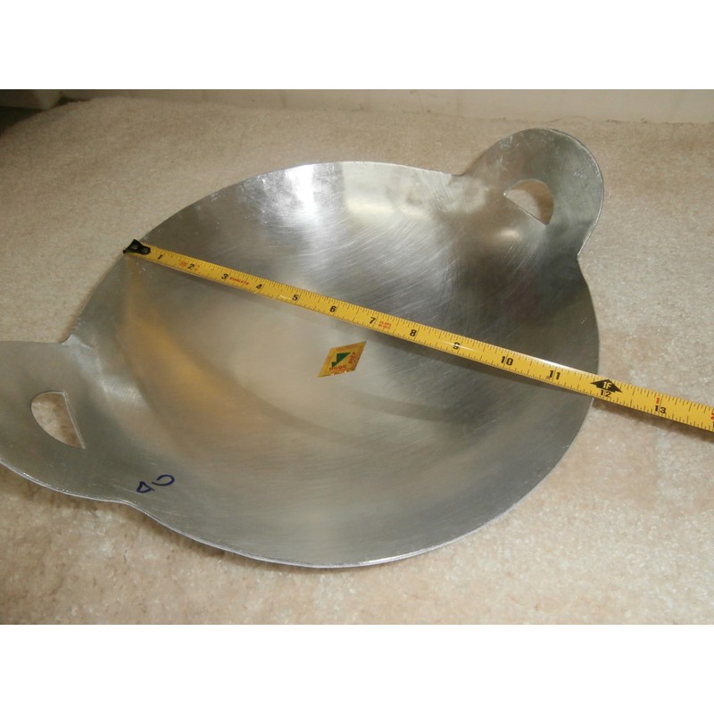 Airplane Aluminum Vietnamese pancake wok 12" (Chảo chiên bánh xèo)
