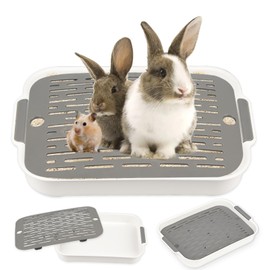 Tray, Rabbit Toilet, Tray Pet Toilet, Rabbit Toilet, Guinea Pig Toilet, Small Animal Cat Litter Tray, Potty Trainer, Cat Litter Tray for Small Animals, Rabbits, Guinea Pigs