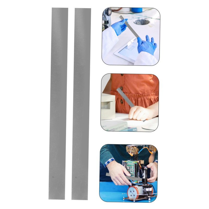 STOBOK 6pcs Spring-Sheet Teaching Aids Sheet Strip Soft Anode for