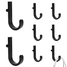 Boxob 8Pcs Storage Shed Hooks for Suncast, J Shaped Hanger Hooks Tool Organizer Access