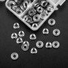 200 Pcs Rosette Washers, Stainless Steel Countersunk Washers with Flat