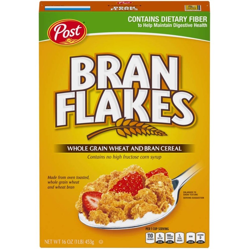 Post Bran Flakes®, Whole Grain Wheat & Bran Breakfast Cereal,