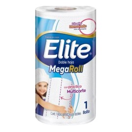 Elite Toalla Papel Elite Megaroll 1 Rollo Hojas Dobles 6 Paquetes