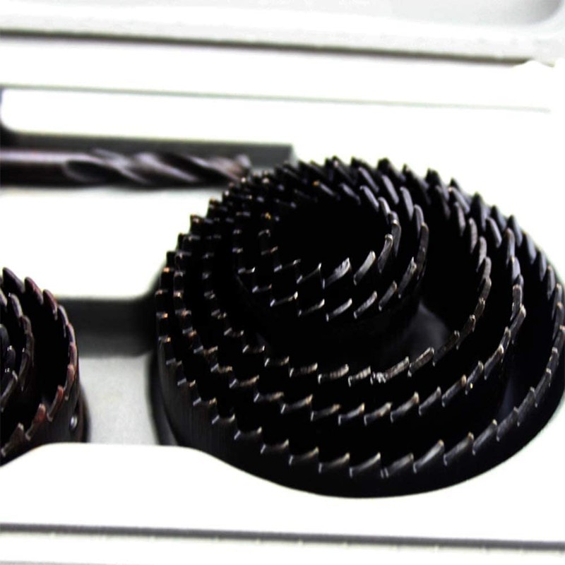 NEW 16PC HOLESAW SET CUTTING KIT 19-127MM WOOD METAL ALLOYS