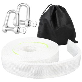 5 m tow rope with 2 high strength shackles, 5 tonnes break resistance, traction rope, tow rope, car for off-road, car, truck, SUV