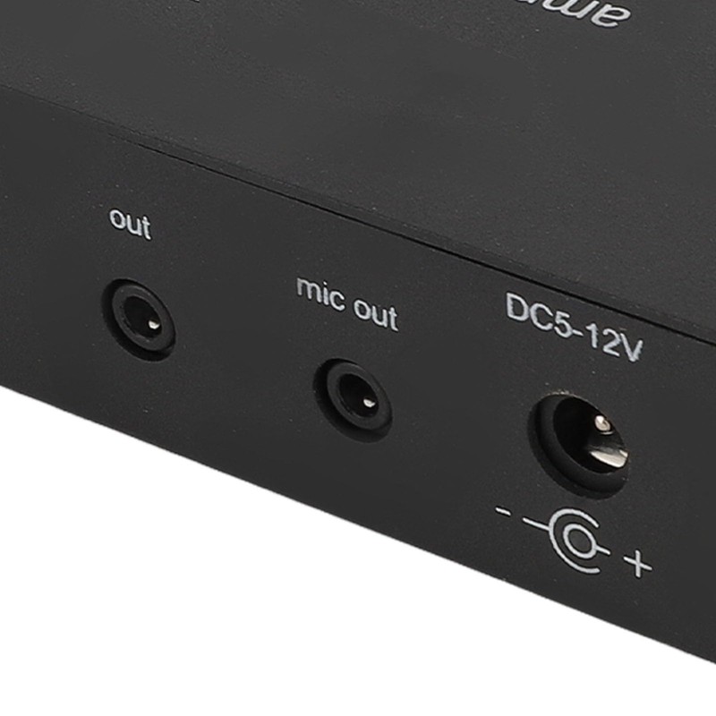 Stereo Audio HiFi Phonograph Preamp, MIC Condenser Interface Microphone Headphone