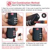 NAGE Luggage Locks, 3-Digit Security Suitcase Padlocks, Luggage Locks for