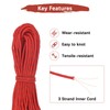 TIXIPEM 2 mm 66FT Reflective Guyline Camping Paracord [1PCS] -