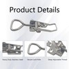 Runseaway 2Pcs Adjustable Toggle Latch Clamp with Lock Hole, Heavy
