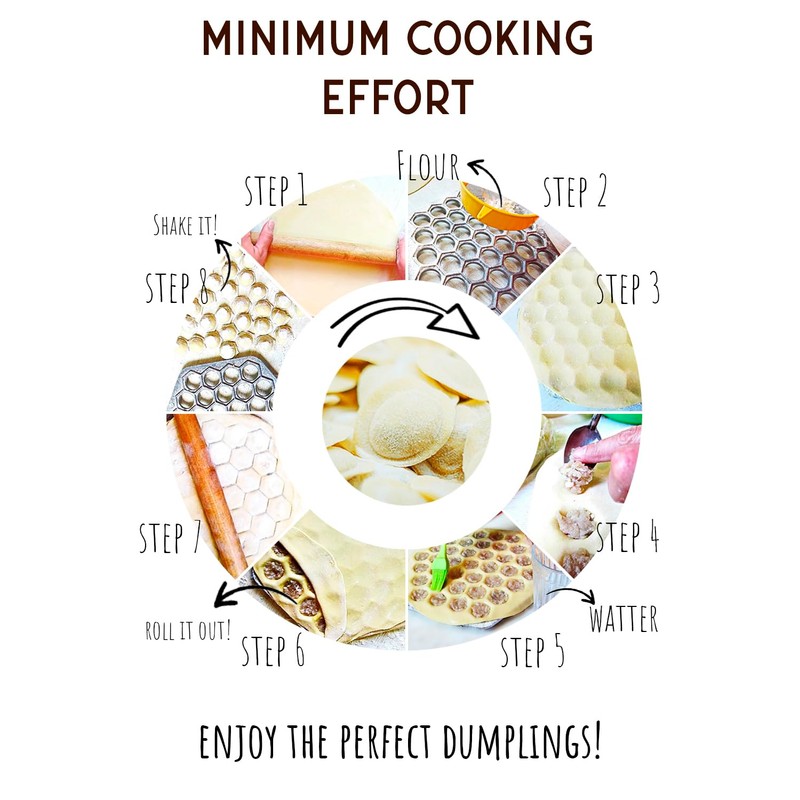 Russian Ravioli Maker Dumplings Mold Pelmeni Metal Mold Siberian Pelmeni