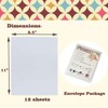 Karpoulra 6 Sheets 8.5"x11" Sticky Water Soluble Embroidery Stabilizer, Dissolvable