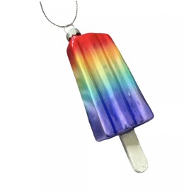 Urban Outfitters Ice Cream Popsicle Ornament - Rainbow Gay Pride Dessert Birthday Kids Birthday
