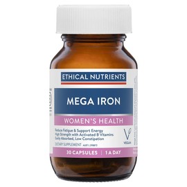 Ethical Nutrients Mega Iron with Activated B Vitamins Cap X 30