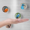 12Pcs Glass Refrigerator Magnets - Fridge Magnets Decoration for Classroom,