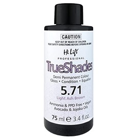Hi Lift Trueshades Demi Permanent Hair Colour, 75 ml, Light Ash Brown