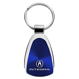Au-TOMOTIVE GOLD Teardrop Key Chain for Acura Integra (Blue)