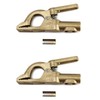 QWORK Welding Ground Clamp, 2 Pack 500A Heavy Duty Tig