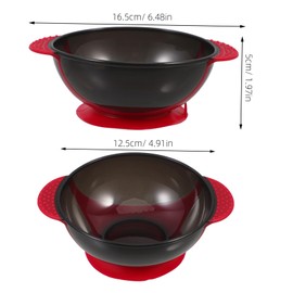 Minkissy DIY Hair Coloring Bowl Fable Mane Oil Hair Oil Treatment Dyeing Bowl Scale for No Mess Random Color