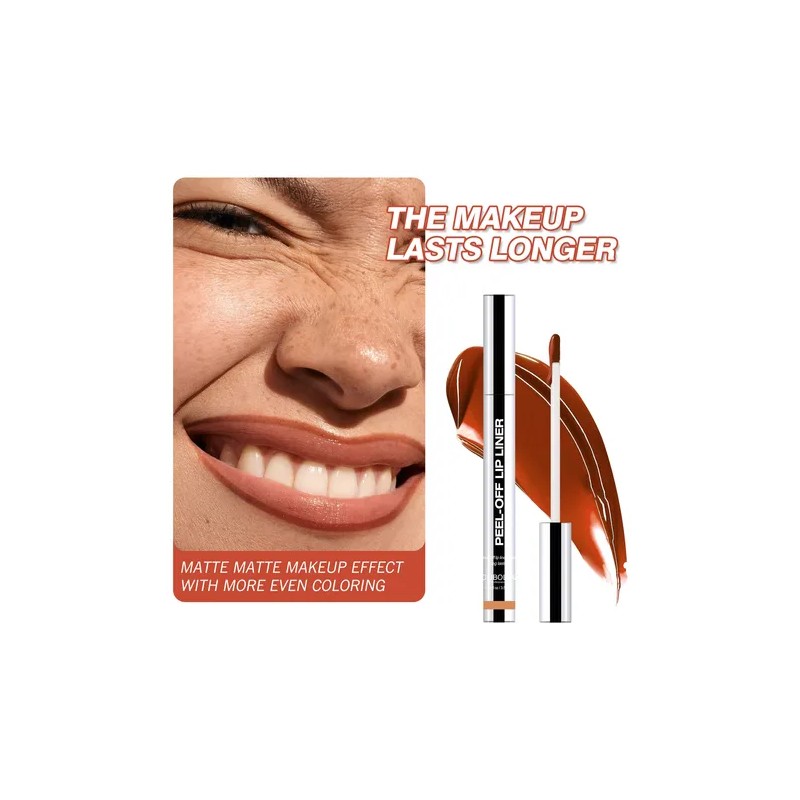 Lápiz Labial 3d Despegable - Mate Para Maquillaje Color 2pz