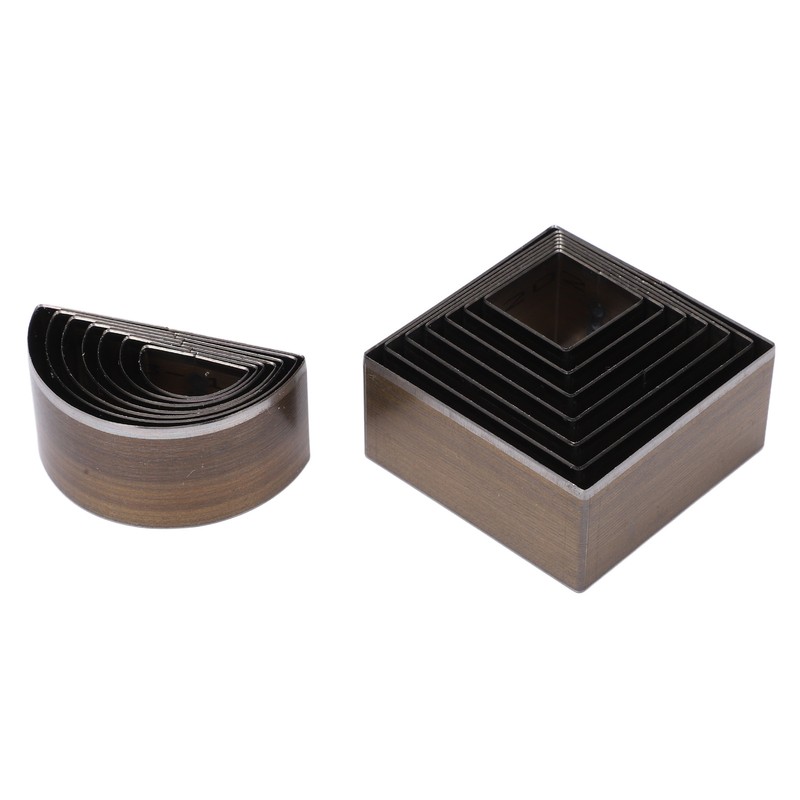 14 Pcs Leather Cutting Mold 2 Shape Exquisite High Carbon