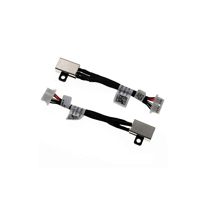 DC_in Power Jack with Cable Harness Connector Socket for Dell