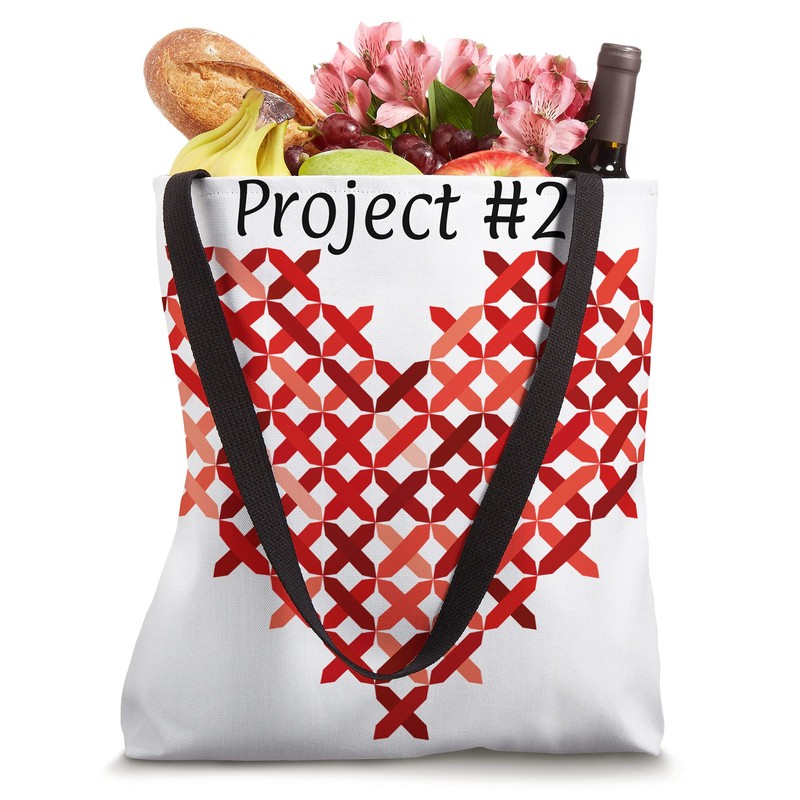 Project #2 Needlework Cross Stitch Hobby Storage Carry Bag Tote