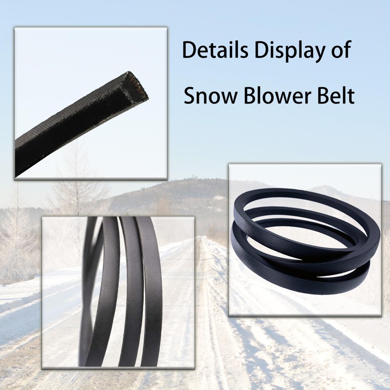 HKAOSDUUH 07200725 07200513 70709200 Snow Thrower V-Belt for Ariens Snow