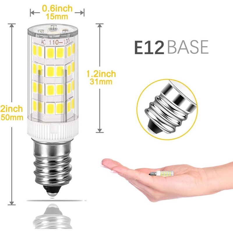 E12 Led Light Bulb 4W Equivalent 40W C7 Replacement Bulbs