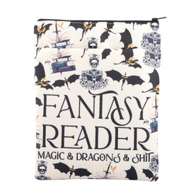 JTOUK Romantasy Roman Fantasy Reader Book Sleeve Book Sleeve Book Lover Gift Bookish Gift Reading Gift for Her (Fantasy Reader BSL EU)