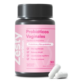 Zesty Nutrition V Probi 6 Cepas Probiticas  Xos Para Flora Femenina Ph Equilibrado Y Bienestar Diario 30 Cpsulas Hecho En Mxico Sin Sabor             