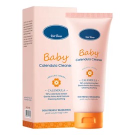 Un Limpiador Calmante Suave Con Ácido Y Caléndula Para Niños