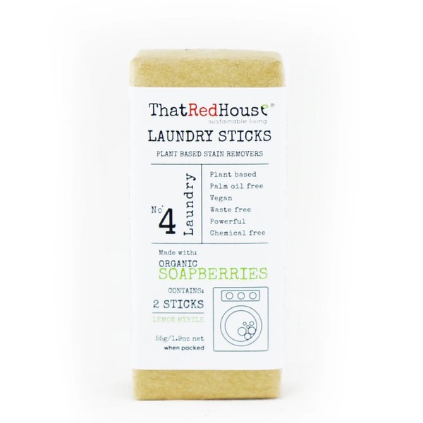 THAT RED HOUSE Laundry Sticks Plant Based Stain Removers (Contains