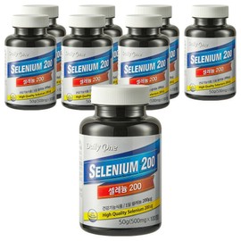 Daily One Selenium 200, 100 tablets, 8 units / 데일리원 셀렌 200, 100정, 8개